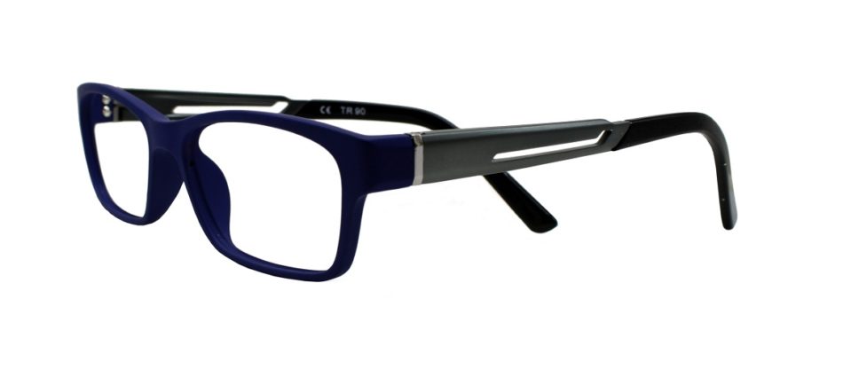 Blue Rectangle Glasses 1311113 2