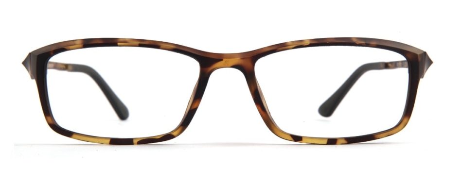 Tortoise Brown Rectangle Glasses 310726 3